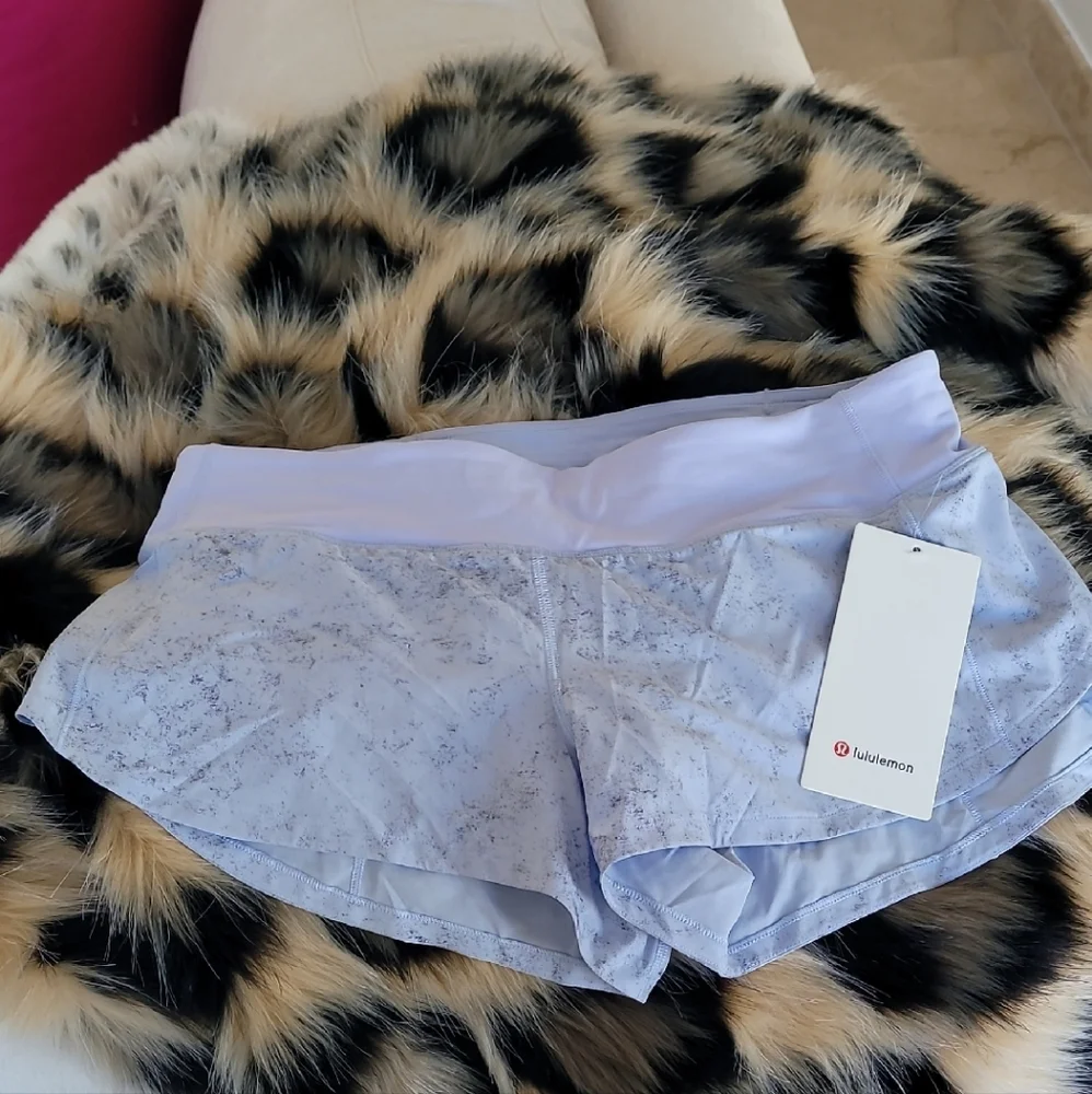 lululemon athletica Light Purple Athletic Shorts - Picture 1 of 8